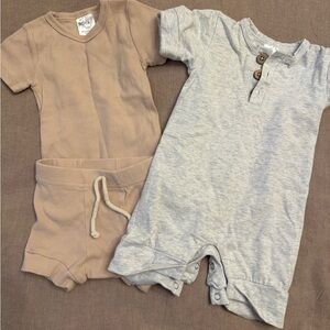 Sova Baby Bundle - neutral set and romper